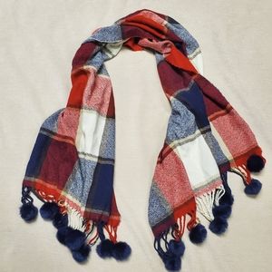 LOFT Plaid Blanket Scarf